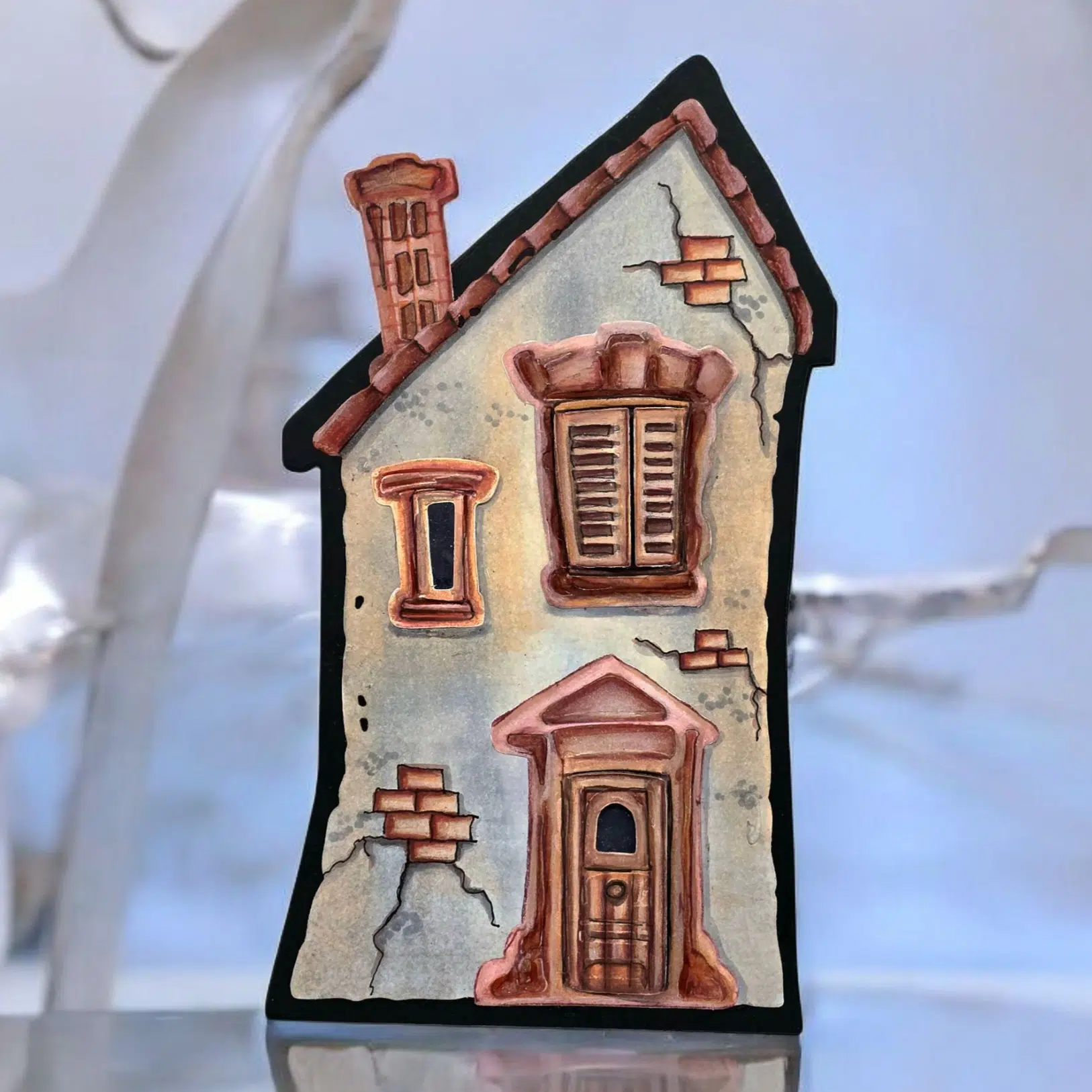 AALL & CREATE - Die-Cutting Die Set - Topsy-Turvy Home #099 - immagine 2