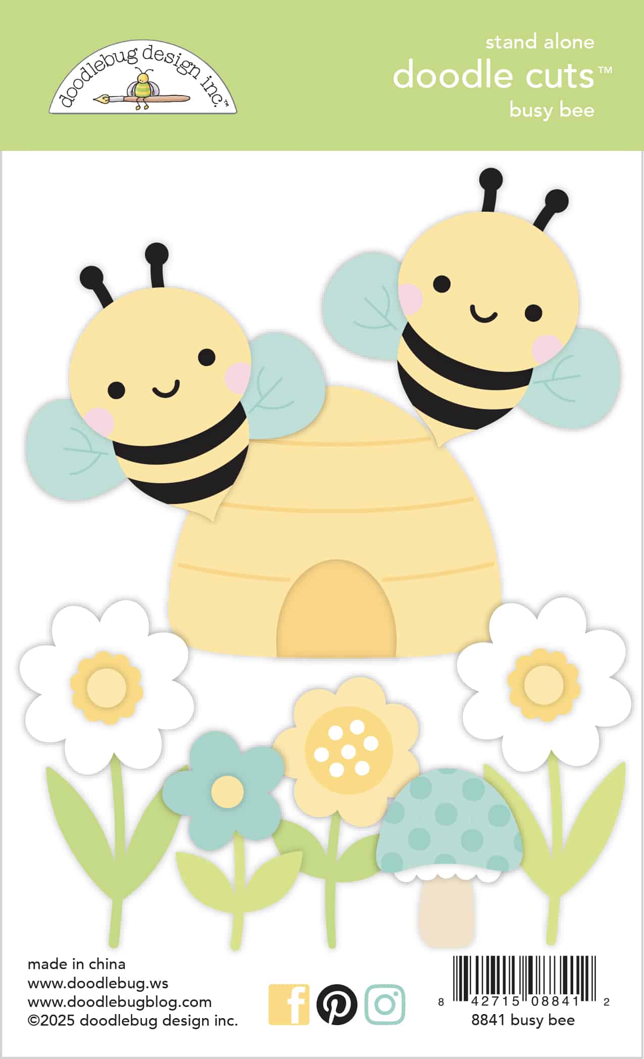 DOODLEBUG DESIGN-collezione bee happy -busy bee doodle cuts