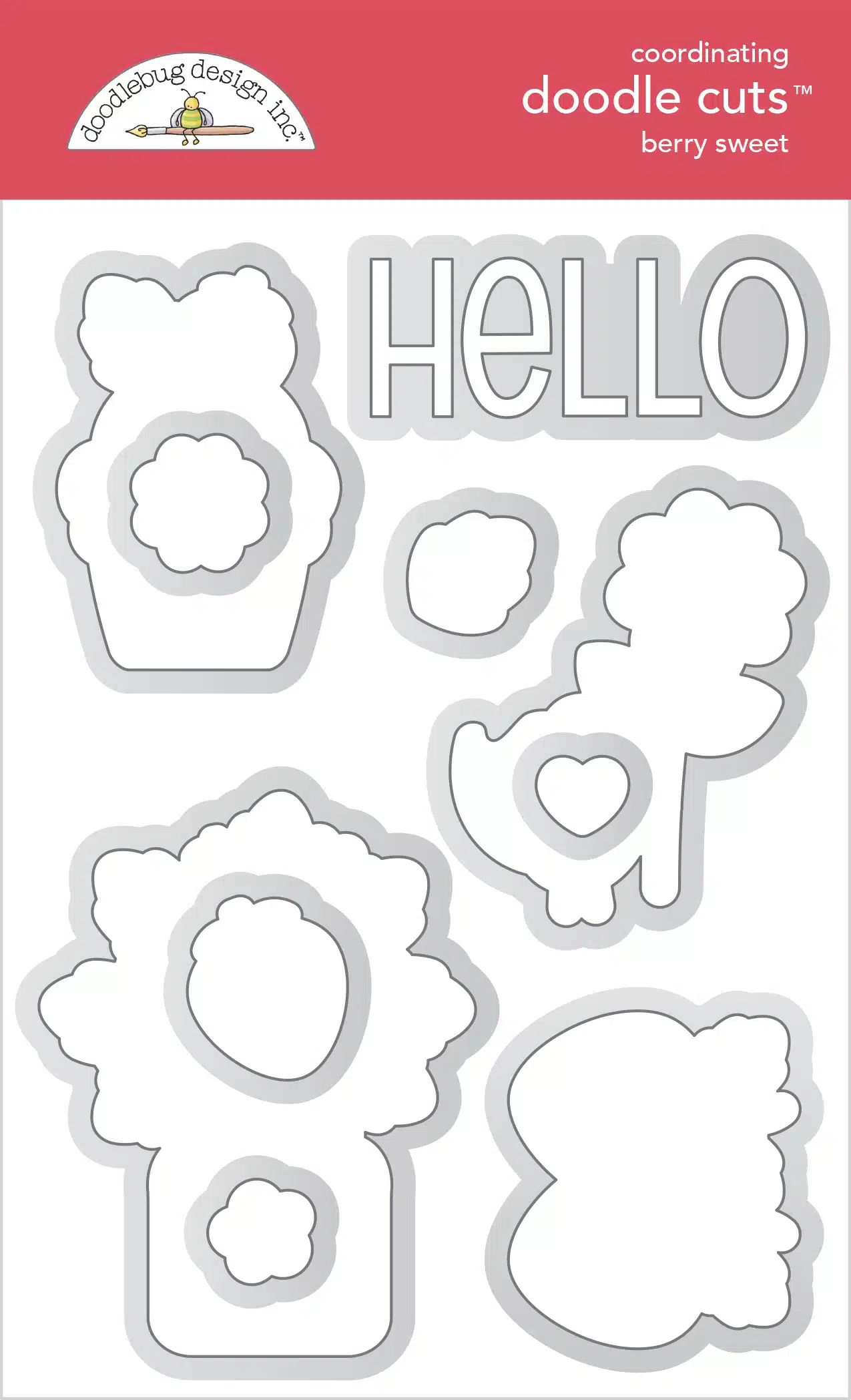 DOODLEBUG DESIGN-collezione berry sweet - doodle cuts