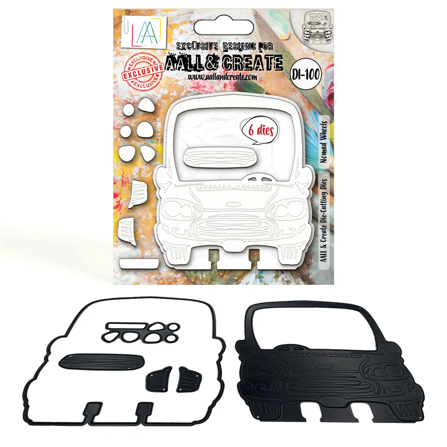 AALL & CREATE - MemoryDex Die-Cutting Die Set - Nomad Wheels #100